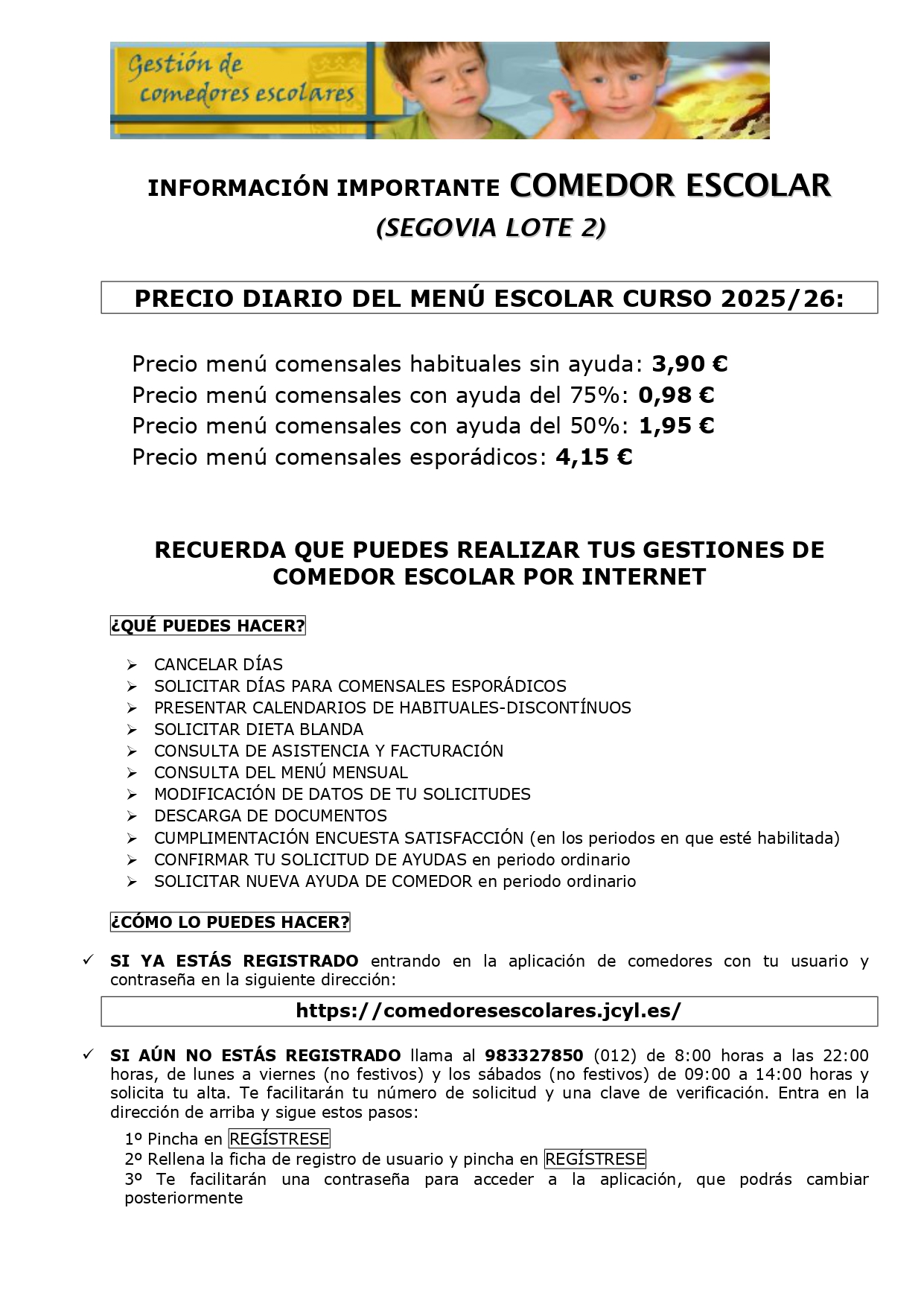 precios comedor 25-26 precios comedor 25-26