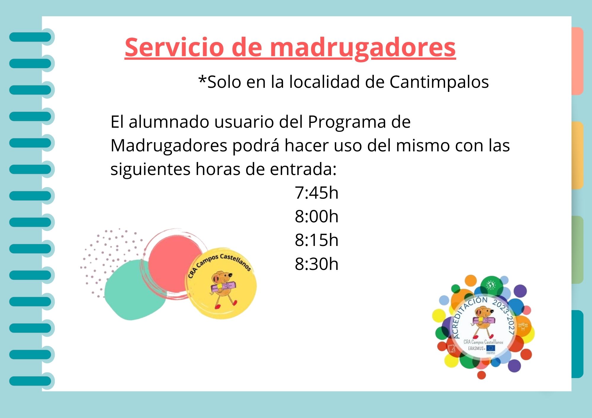 servicio demadrugadores